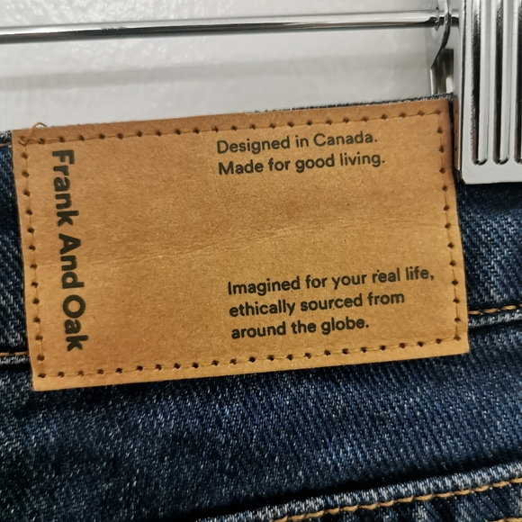 Frank and Oak The Stevie Cutoff Short in Blue - Picture 9 of 16